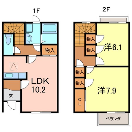 ブランシェ青木の物件間取画像